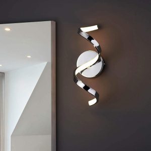 Astral 12w LED IP44 Bathroom Wall Light in Chrome