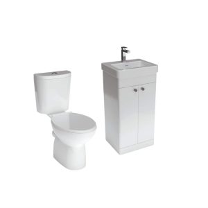 Kontrax - Rimless WC and Vanity with Basin