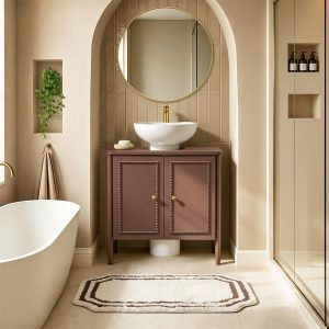 Posy Under Sink Bathroom Cabinet - Mocha