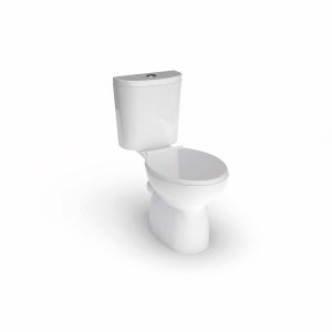 Rimless WC Pan, Cistern, Seat Toilet Set