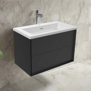 Wall Hung / Floor Standing 810mm Vanity Bathroom Unit with Basin - Copenhagen Malmo