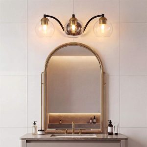 3-Light Bathroom Vanity Light, Modern Wall Sconce Lighting Fixture for Bathroom, Bedroom