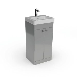 GAMME - Floor-standing 450mm Bathroom Vanity Unit with Wash Basin