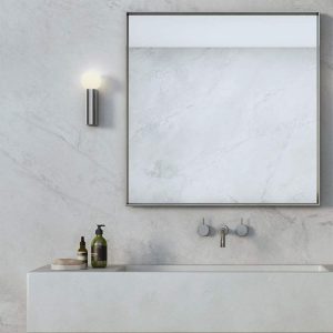 Ortona Single IP44 Bathroom Wall Light in Polished Chrome