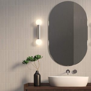 Ortona Twin IP44 Bathroom Wall Light in Polished Chrome