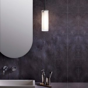 Ottavino Bathroom Pendant Light in Matt Black