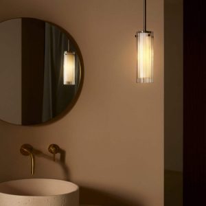 Ottavino Bathroom Pendant Light in Matt Brushed Brass