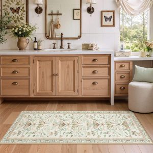 Insect Paradise Area Rug, Non-Slip Indoor Rug for Living Room Bedroom, Oeko-Tex Certified