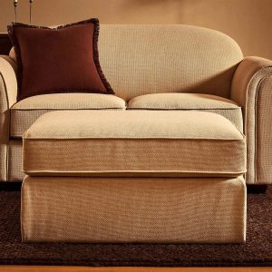 Beverley Pouffe - Beige