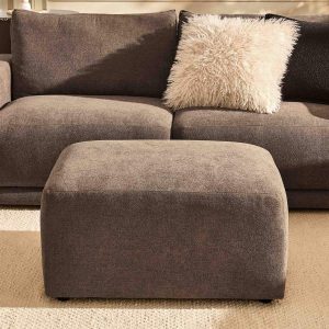 Chicago Pouffe - Chenille Mushroom