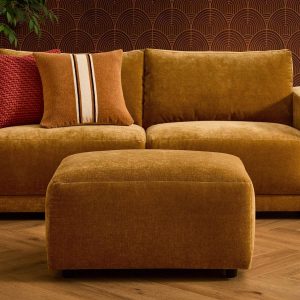 Chicago Pouffe - Golden Haze