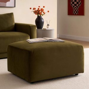 Chicago Pouffe - Rich Green