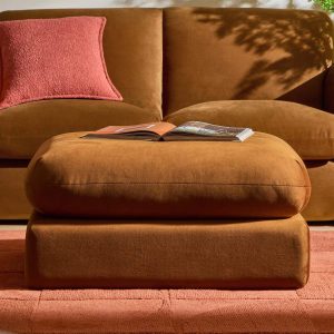 Dublin Pouffe - Muted Gold