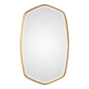 Duronia Antiqued Gold Mirror