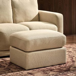 Small Seville Compact Pouffe - Beige