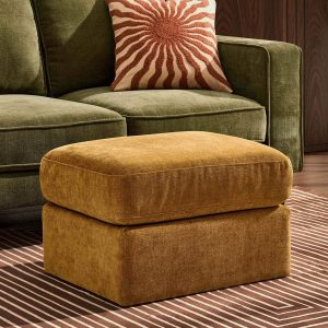 Small Seville Compact Pouffe - Golden Haze