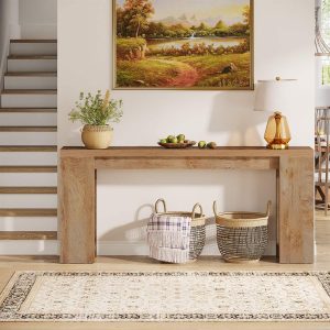 Tribesigns 70.9" Extra Long Console Table, Farmhouse Narrow Sofa Table for Entryway