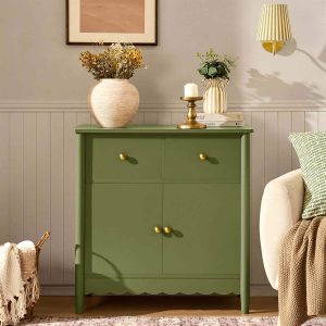 Betty 2 Door Sideboard with Drawers - Olive