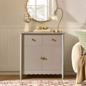 Betty 2 Door Sideboard with Drawers - Taupe