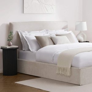 Oslo Ottoman Storage Bed - Ivory