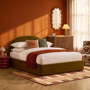 Austin Ottoman Storage Bed - Rich Green