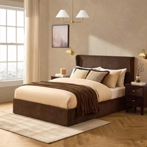 Berkeley Ottoman Storage Bed - Textured Cappuccino