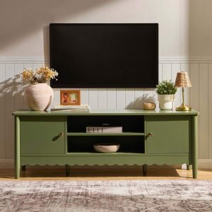 Betty Tv Unit for TVs up to 60" - Olive