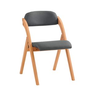 SoBuy FST92-SG Dark Grey Folding Chair with Ergonomic Backrest & Padded Seat – 120kg Load, No Assembly, W47.5 x D59 x H77cm