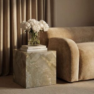 Sur Sage Onyx Side Table