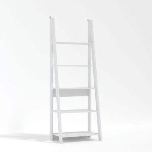 Tiva Black Corner Ladder Shelving