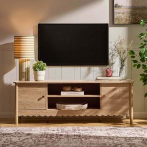 Betty Tv Unit for TVs up to 60" - Light Wood
