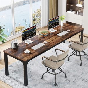 78.7" Extra Long Computer Desk, Rectangle Executive Desk Conference Table