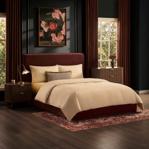 Oslo Ottoman Storage Bed - Chenille Dark Rust