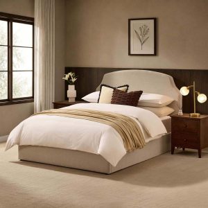Surrey Ottoman Storage Bed - Beige