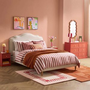 Wiltshire Bed Frame - Cream Linen