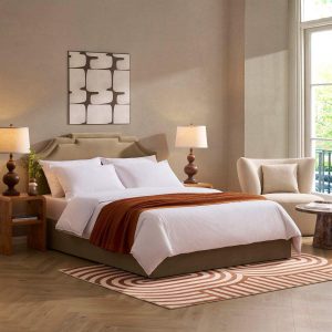 Delphi Ottoman Storage Bed - Latte