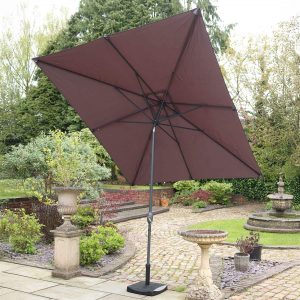 Rectangular Parasol - Grey