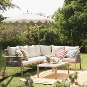 Soller Indoor and Outdoor Rope Weave Large Corner Sofa Set