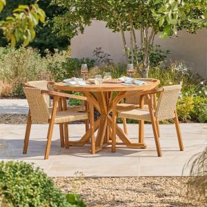 Marlborough 4 Seater | Round Dining Set