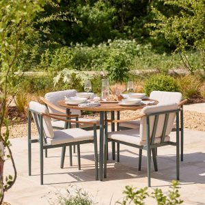 Hampstead Metal | Round Dining Set