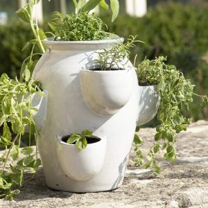 Kitchen Herbs | Glazed Tiered Planter