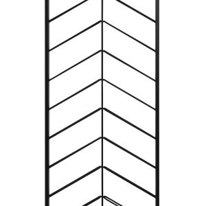 Wine rack 16 bottles 70x6x160 cm MALBEO black | OUTLET
