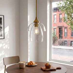 1-Light Pendant Lighting, Modern Island Chandelier Ceiling Light Fixture with Unique Design