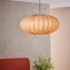 Akari Origami Easy-Fit Ceiling Light Shade - Natural