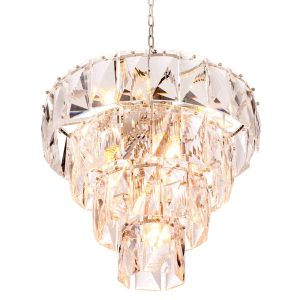 Chandelier Amazone S - Nickel Finish with