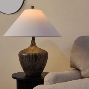 Tribeca Resin Table Lamp - Black