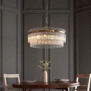 Mariette Grand 7 Pendant Light Antique Brass | OUTLET