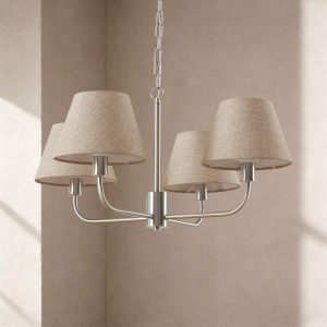 April 4 Light Pendant Chandelier - Grey/ Silver