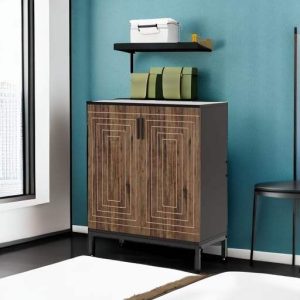 31.49" Shoe Cabinet with Doors for 20 Pairs, 5 Tier Modern Freestanding Shoe Storage Organizer
