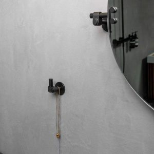 Hook Cast in Solid Stainless Steel with Welders Black Finish
